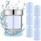 Filtre de douche, Filtre à eau de Douche avec 6 Cartouches Filtre Douche Anti Calcaire, Filtre à Eau Pommeau de Douche pour une Filtration Efficace des Impuretés Dans L'eau