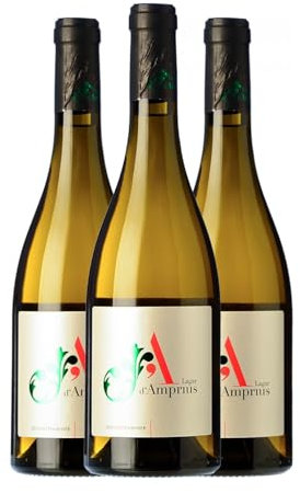 Lagar d'Amprius Lagar d'Amprius Gewürztraminer Vino de la Tierra Bajo Aragón 75 cl Vino blanco (Caja de 3 Botellas de 75 cl)