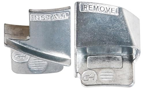MEISO 2 Pièces Outils de Dépose/Installation de Courroie Extensible Métal, Outil Courroie Elastique, Outil de Démontage de Courroie, Dissolvant de Ceinture pour Voitures Camions Chariots
