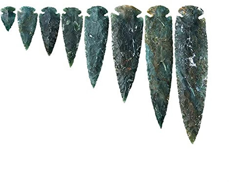 UYCUODLUY for, natürliches Grenn-Achat-Messer, handgeschnitzter Quarzdolch, Kristallstein, Handwerk, Heimdekoration, Geschenke (Size : 100mm)