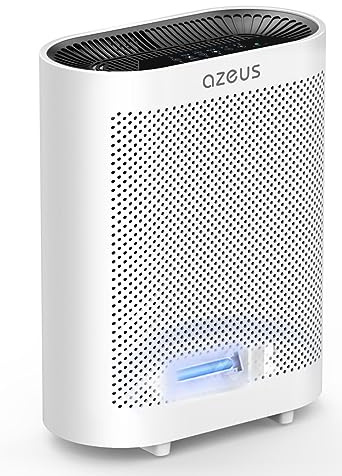 AZEUS Air Purifier for Large Rooms, True HEPA, 24dB, Auto Mode | 5-in-1 HEPA-Filtration, intelligenter Luftqualitätssensor, Auto-Modus, ultra-leiser 25-dB-Betrieb, deckt große Räume ab