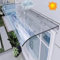 Generisch Transparentes Vordach Für HaustüR,Polycarbonat-Eingangstür Vordach,3,5mm Dick VordäCher FüR EingangstüRen,Für Vorder- Und Hintertüren Garage Balkon Fenster,50x400cm/21.69x157.48