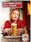 ASTRA Bier Werbung/Reklame Plakat DIN A1 59,4 x 84,1cm Die kann jetzt hell sehen, kultiges Poster aus St. Pauli