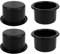 4 Pezzi Portabicchieri Auto, Portabicchieri Barca, Inserto Portabicchieri in Plastica Nero, Portabicchieri in Plastica da Incasso, Portabicchieri Barca in Plastica, per Barca, Camper, Auto, Tavolo