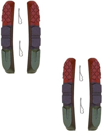 Zwei Paar Ersatzbremsgummi für Bremsschuhe, 70mm, kompatibel mit Promax