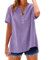 Ofertas Flash de Hoy Camisetas Mujer Vintage Blusas Manga Larga Verano De Vestir Camisola Blanca Jersey Plateado Camiseta Farol Blancas Tirantes Top Pack Algodon Blusa Negro