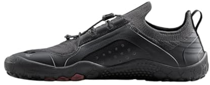 VIVOBAREFOOT Primus Trail Men's Knit Fg Obsidian Pun Resistat Trainers (Black, UK 12)