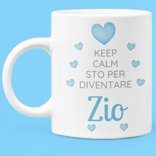 Generico Tazza Keep Calm Sto per Diventare Zio – Idea Regalo Annuncio Gravidanza, Idea Originale per Futuro Zio, Baby Shower e Dolce Attesa