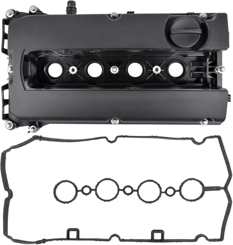 Hajus 1031001001 Ventildeckel mit Ventildeckeldichtung Öldeckel für Chevrolet Cruze Opel Astra H J Corsa D Insignia A Vectra C Zafira B Meriva Mokka/Mokka X 1.6 1.8 55564395 55558673 55558118