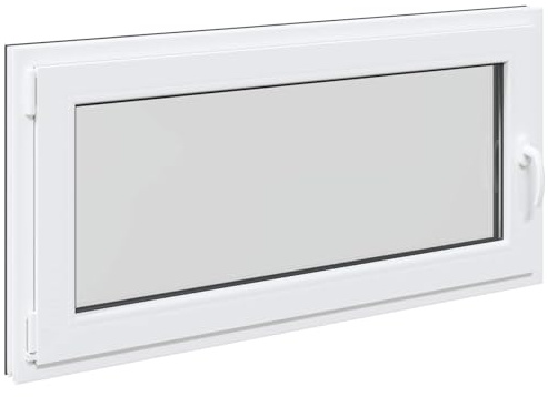 vidaXL Finestra per Soffitta RISOR 120 x 60 cm PVC e Vetro Antracite, Solaio, Isolamento Termico Moderno, Finestre Energy Efficient, Fissaggi in Vetro PVC Silenziati
