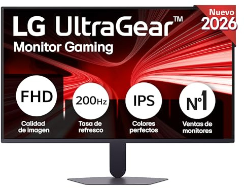 LG UltraGear 27G523B Monitor Gaming 27 FHD (1920 x 1080), 200Hz, 1ms (GtG), 16:9, G-Sync, FreeSync, HDR 10, HDMI 2.0, DisplayPort, Nero