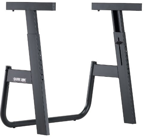 Quik Lok M/91 The Monolith Single-Tier Keyboard Stand - Black