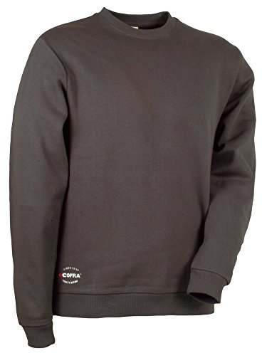 COFRA FELPE FELPA GIROCOLLO UOMO IN PILE COFRA AGADIR COLORE GRIGIO, L