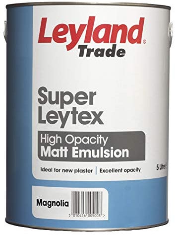 Leyland Trade 264711 One Coat Gloss Paint - Magnolia 5L