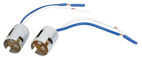 sourcing map 2 pcs 1157 P21W 1073 1141 7506 Prolongation ampoule LED Ba15s SS Prise douille
