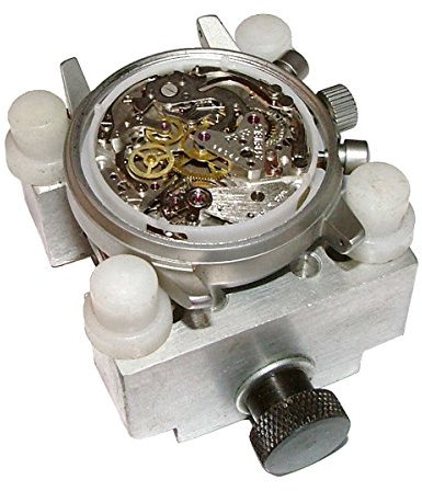 Vollmetall Block Gehäusehalter ELITE ECO für Armbnduhren und Uhrwerke - Uhrenwerkzeug