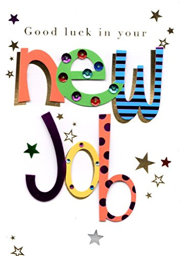 Good Luck In Your New Job Greeting Card By Talking Pictures Cards