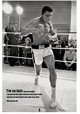 Muhammad Ali 'Schnell' Maxi Poster, 61 x 91.5 cm Mehrfarbig