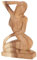 GURU SHOP Holzfigur, Statue, Deko Objekt Feng Shui 20 cm - Erotica/Hellbraun, Dekoobjekte