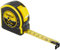 Stabila Taschenbandmaß BM 40, 3 m / 10 ft, mit doppelseitiger Skala und Spikes-Haken, schwarz/gelb, 3 m/ 10 ft, 16 mm Bandbreite