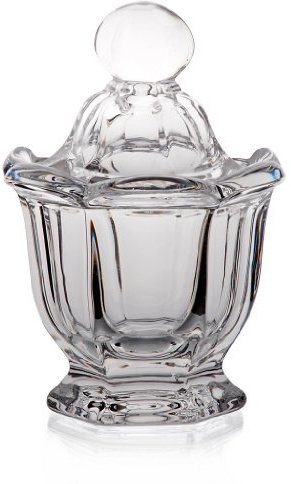 Dose Schmuckdose Zuckerdose Senfdose Opera Transparent Kristall
