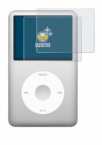 BROTECT Entspiegelungs-Schutzfolie für iPod classic Gen 5-7 (2 Stück) Matte Displayschutz-Folie, Anti-Reflex, Anti-Fingerprint