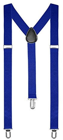 Boolavard® TM Zahnspange/Hosenträger One Größe voll einstellbare Y-förmige mit starken Clips