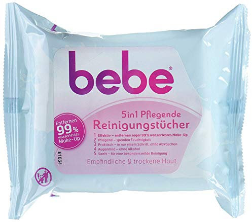 BEBE - Lingettes nettoyantes ou démaquillantes 5 en 1