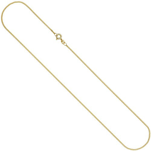 1,3mm Panzerkette Kette Halskette Collier aus 925 Silber gelbgold vergoldet 50cm