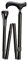Gastrock Physio Step-Derby Faltstock Carbon