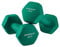 SONGMICS 2er-Set Hanteln, 2 x 4 kg Gymnastikhantel, mit matter Beschichtung aus Neopren, Fitnessstudio, rutschfest, 20,5 x 9, grün SYL68GN