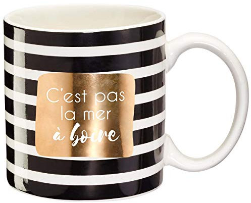 DRAEGER PARIS 1886 76000576 Es ist nicht das Meer zu trinken, Tasse, Porzellan, weiß