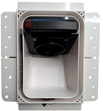 Genial System global Wäscheschacht-Systeme Retraflex 2 - Schlaucheinzug Saugdose neues Model-Kleiner als Retraflex 1