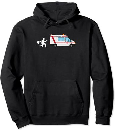 Krankenwagen Arzt Doktor Krankenhaus Mediziner Geschenk Pullover Hoodie
