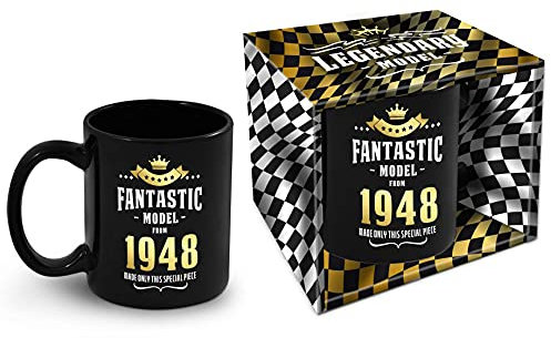 Bombo Tasse d'anniversaire avec année de naissance 1948