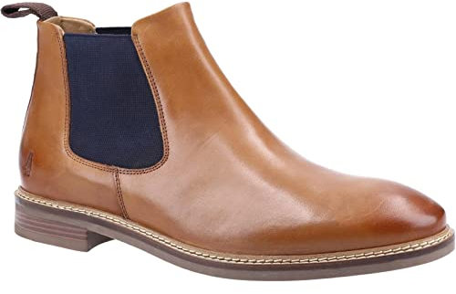 Hush Puppies Blake, Stivali Chelsea Uomo, Marrone Chiaro, 42 EU