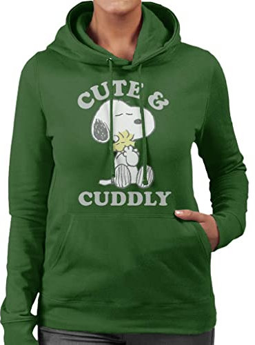 All+Every Peanuts Cute & Cuddly Snoopy Women's Hooded Sweatshirt