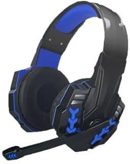 YSAMAX 1x Wired Gaming Esports Headphones With Colourful Dazzling Lights & 3D Surround Sound Effect, Choice For Game Players And Music Lovers, Compatible With PC, PS4.