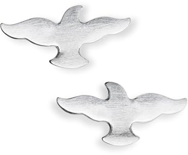 Heartbreaker Möwe Ohrringe I Edle Möwen-Ohrstecker aus 925 Sterling Silber I Nickelfreie Damen-Ohrringe inkl. Verpackung I In Goldschmiedequalität gefertigt I LD MW 21