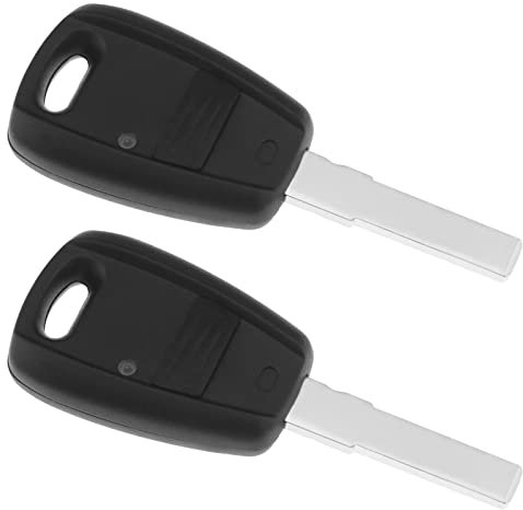 Create idea 2PCS Auto 1 Pulsante Remote Key Shell Compatibile con Punto Panda Bravo Brava 500 600 Stilo Ducato Lancia Lybra Key Fob Custodia Cover SIP22 Chiave Lama