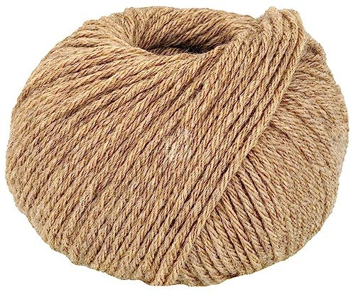 LANA GROSSA New Classic | Klassisch verzwirntes Garn mit Bambusfasern und Yak | Handstrickgarn aus 48% Schurwolle, 36% Viskose, 8% Yak & 8% Nylon | 50g Wolle zum Stricken & Häkeln | 100m Garn FB 10