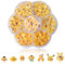 140 Pcs Nail Charms,7 Styles Kawaii 3D Flatback Cartoon Yellow Series Charms for Nail Acrylic Slime Resin Charm for Cute DIY Nail Art Decorations Supplies,Hair Clips and Phone Cases Etc