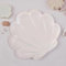 Ginger Ray Mermaid Shell Shaped Foiled Paper Plates Birthday Party Tableware 8 Pack, Iridescent
