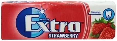 10 paquetes de gomas de mascar originales WRIGLEY'S Orbit/Extra Fresh Stock (Extra - Fresa, 20 unidades) Ayuda a mantener los dientes limpios y la boca fresca