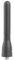 Wizoowip Antenne Longue portée pour radios Baofeng Gain Uv5r Femelle en Caoutchouc élevé 10w 2.15dbi Talkie-walkie amplificateur de Distance de Communication Radio Bf-uv5r Uv6r 888s Noir
