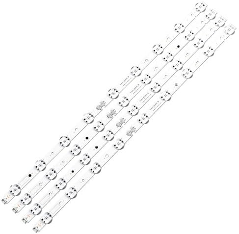 Lskjzzn Retroiluminación LED for TV, 4 Uds., Compatible for LG 65 Pulgadas SSC_65UK63_9LED_SVL650AS48A95_Rev 65UK6300 65UK6400 65UK6470PLC 65UK6400PLF 65UK6300P