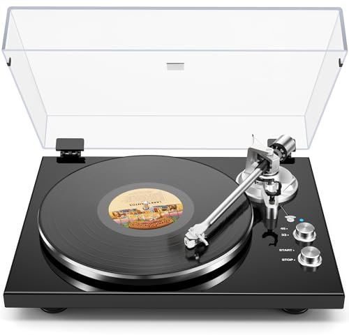 Vinyl Turntable with Bluetooth Connectivity, USB Digital Output, Magnetic Cartridge and Adjustable Counterweight, AT-3600L, 33 or 45 RPM
