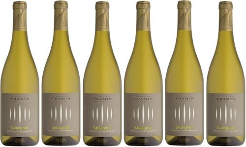 Sauvignon Blanc 2024 | Kellerei Tramin | trocken | Weißwein aus Südtirol | 6 x 075l | mit Drop Stop Weinausgießer FABELHAFTE GESCHENKE