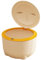 Cat Litter Trash Can - Smell Proof Poop Disposal Bin With Press Type Lid, Detachable Plastic Box, Portable for Small Animals and Indoor Cats - Yellow