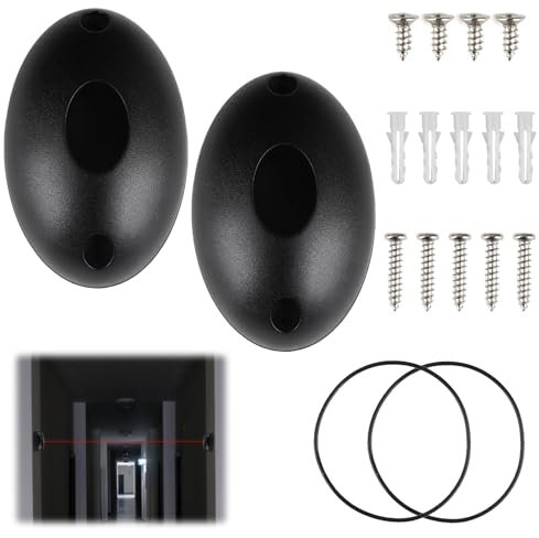 Kit fotocélulas infrarrojos universales para automatización de puertas y garajes, compatibles 12/24 V CA-DC, sensor de seguridad con filtro solar, resistente a la intemperie